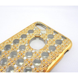 Silikonhülle in Gold mit Diamanten für iPhone 6/6S