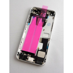 Gehäuse Backcover in Silber mit Elektronik für iPhone SE