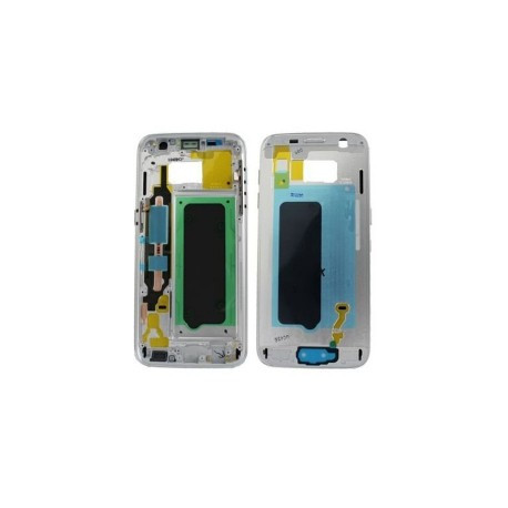 OEM Rahmen / Gehäuse in Silber für Samsung Galaxy S7 SM-G930F