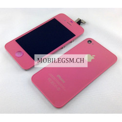Lcd Display iPhone 4S Full Set mit Backcover  pink