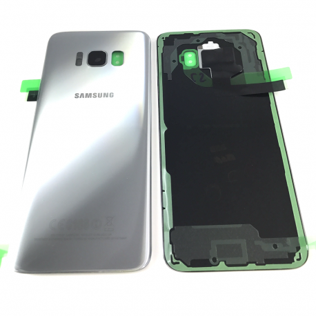 GH82-13962B Original Rückseite Akkudeckel Backcover mit Kleber Galaxy S8  SM-G950F Silber