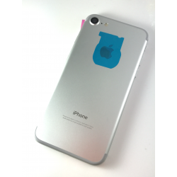 Backcover Gehäuse in Silber/Weiss für iPhone 7 mit Elektronik