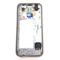 OEM Mittel Rahmen in Gold für Samsung Galaxy S5 mini SM-G800F