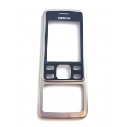 0251040 Original Front Cover für Nokia 6300 in Silber