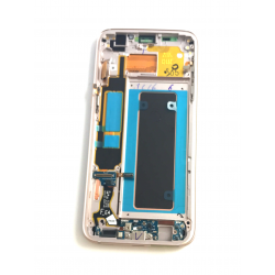 LCD Display + Touchscreen Coral Blau GH97-18533G SM-G935F Galaxy S7 Edge