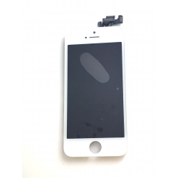 LCD DIsplay mit Hörer, Front Kamera und Sensor vormontiert für Apple iPhone 5 WEISS