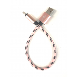 25 cm Apple Lighning USB Cable in Pink