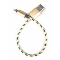 25 cm Apple Lighning USB Cable in Gold