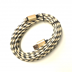 300 cm Apple Lightning USB Kabel in Gold