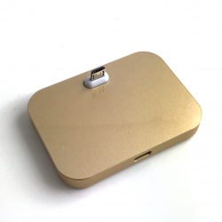 Ladestation Mikro-USB in Gold