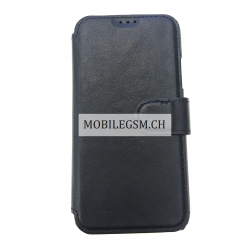 Schutzhülle, Etui für iPhone X Italian Retro Pattern PC Leather Oil Side of The Car Line Card Holster in Schwarz