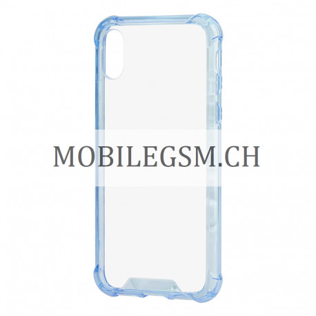 Schutzhülle, Etui für iPhone X TPU+PC Anti-wiping Protective Case in Blau