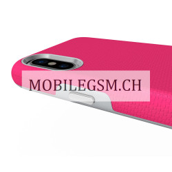 Schutzhülle, Etui für iPhone X Anti-slip Armor in Pink