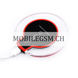 K9 Wireless Charger in Schwarz/Rot