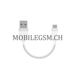 30 CM Micro PVC USB Data Kabel in Weiss