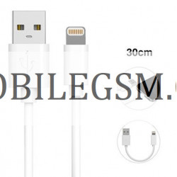 30 CM Lightning PVC USB Data Kabel in Weiss