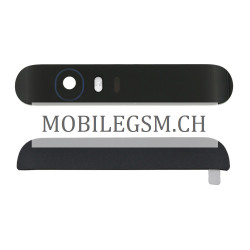 Abdeckung Cover Oben/Unten in Schwarz für Huawei Nexus 6P
