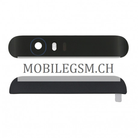 Abdeckung Cover Oben/Unten in Schwarz für Huawei Nexus 6P