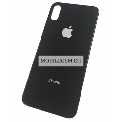 iPhone X Backcover Rückseite Akkudeckel Glas in Schwarz