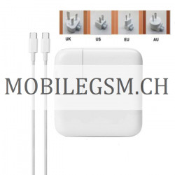 Netzteil 87 Watt USB-C Power Adapter Charger Ladegerät für MacBook 2016 New Pro 15.4" A1707 EU Plug