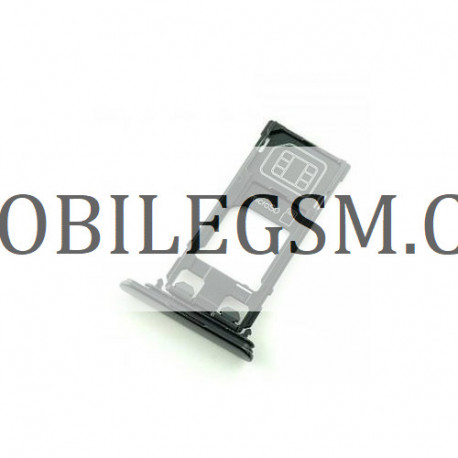OEM SIM Schublade in Schwarz für Sony Xperia XZ