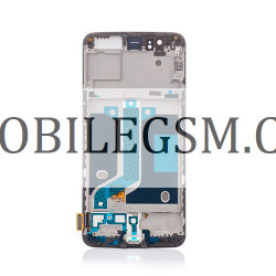 OEM Lcd Display OnePlus 5 Schwarz mit Rahmen