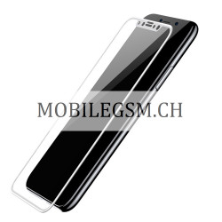 Baseus Silk-screen Panzerglas in Weiss für iPhone X SGAPIPHX-PE02