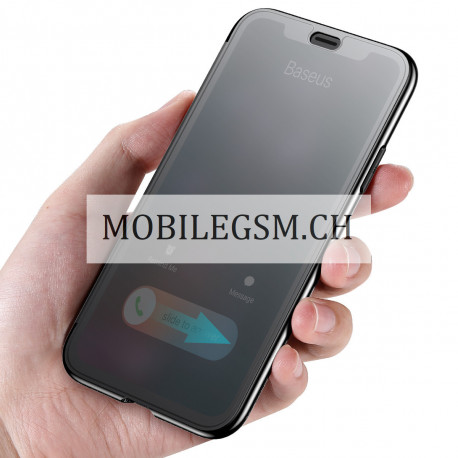 Baseus Touchable Schutzhülle für iPhone X in Schwarz WIAPIPHX-TS01