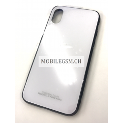 Schutzhülle, Etui für iPhone X Hoco TPU Toughened Glass in Weiss