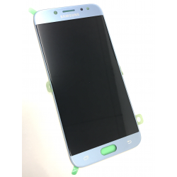 GH97-20736B LCD Display in Silber/Blau für Samsung SM-J730F/DS Galaxy J7 Duos (2017)