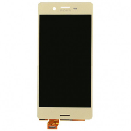 OEM LCD Display mit Glas / Touch Panel für Xperia X in Gold