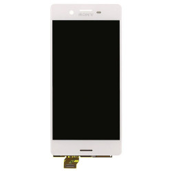 OEM LCD Display mit Glas / Touch Panel für Xperia X in Weiss