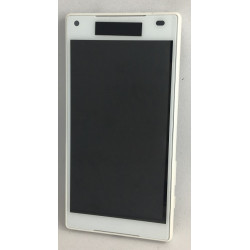 B-Ware LCD Display mit Rahme in Weiss für Sony Xperia Z5 Compact E5803