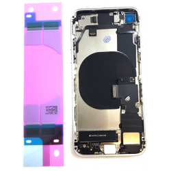 Backcover Gehäuse mit Elektronik für iPhone 8 in Weiss