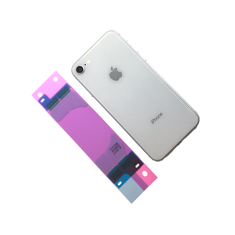 Backcover Gehäuse mit Elektronik für iPhone 8 in Weiss