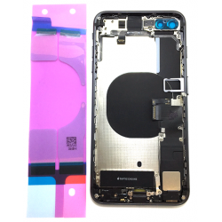 Backcover Gehäuse mit Elektronik für iPhone 8 PLUS in Schwarz