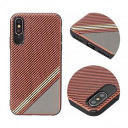 Grid and Stripe Case IPHONE 7 PLUS / 8 PLUS Muster - rot