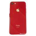 Gehäuse mit Elektronik + Akku Klebe für iPhone 8 in Rot