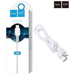 HOCO X20 Flash Charging Cable Type C 3m in Weiss