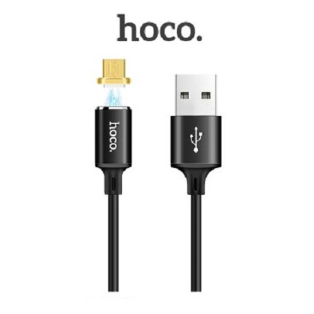 HOCO U28 USB Magnetic Charging Cable 1m - Micro USB in Schwarz