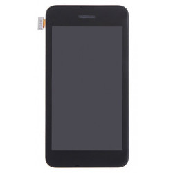 OEM LCD Display Screen Replacement mit Rahmen für Nokia Lumia 530 in Schwarz